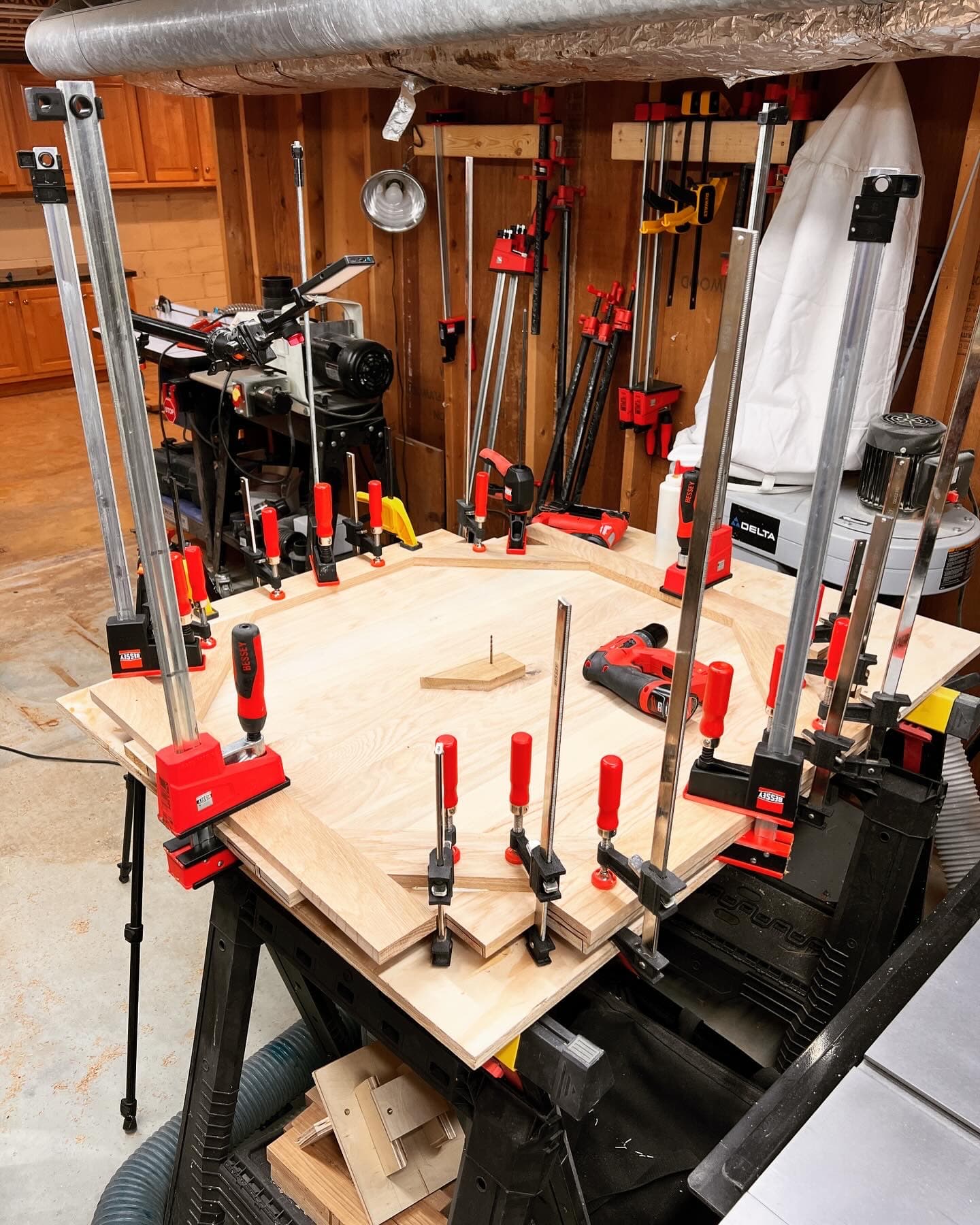 Workshop clamp assembly process